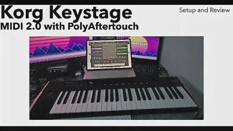 Unboxing and Exploring the Korg Keystage 49: A MIDI 2.0 Controller, Polyphonic Aftertouch and more