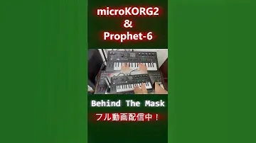 microKORG2 + Prophet-6 YMO / Behind The Mask #microkorg #prophet6 #analogsynth  #ymo