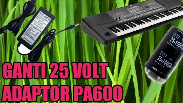mengganti volt adaptor pa600 jadi 25 volt
