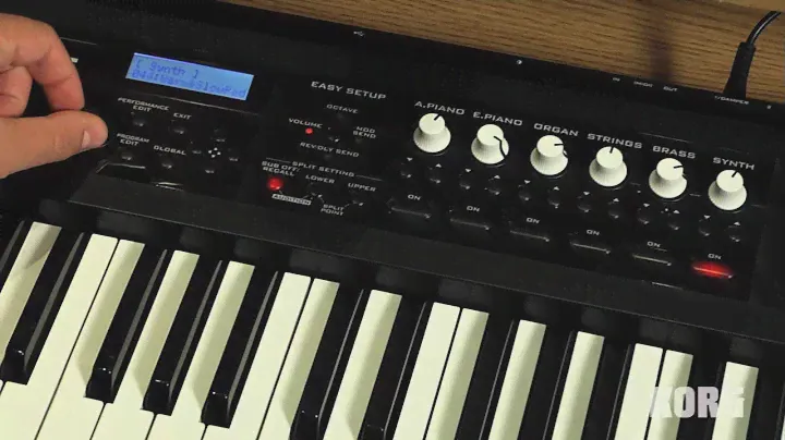 Korg PS60 Performance Synthesizer - Part I: Splits & Layers - In The Studio With Korg