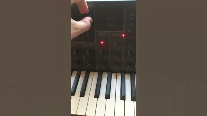 Synthesizer recording process (Korg MS-20)