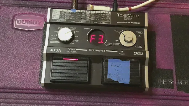 THIS MULTI FX IS A BEAST KORG TONEWORKS AX3A  BI CHORUS OF DREAMS