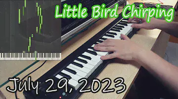KORG microKEY 61鍵盤 Improvised Piano - Little Bird Chirping / ピアノ即興演奏  July 29, 2023  (Take1)