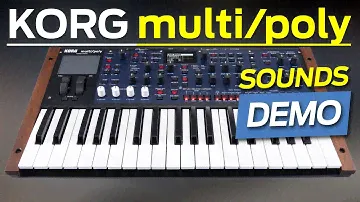 KORG multi/poly NEW synth | SOUNDS DEMO NO TALKING (SUPER MONO/POLY) 🎹🔥