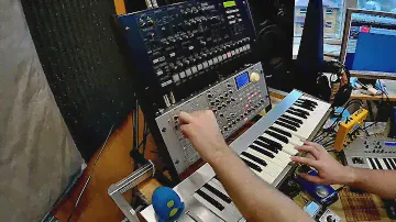 Korg MS2000 + Radias Combo Synth
