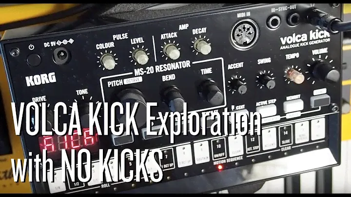 Korg Volca Kick Exploration With No Kicks