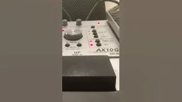Korg Toneworks AX-10G multieffects device feedback setting