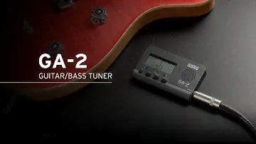 Introducing the new KORG GA-2; The compact handheld tuner for guitar & bass