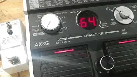 Korg AX3G Hellscape Guitar Demo Part 1 of 2