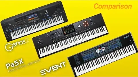 Yamaha Genos2 vs Korg Pa5x vs Ketron Event / Comparison
