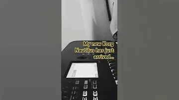 Korg Nautilus 73: my first improvisation using quick program settings.