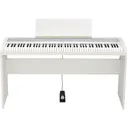 KORG B2-WH цифровое пианино, взвешенная клавиатура, 12 тембров , педаль, адаптер питания в комплекте, цвет белый, полифония 120