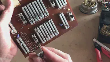 How to repair faders on a vintage synthesizer