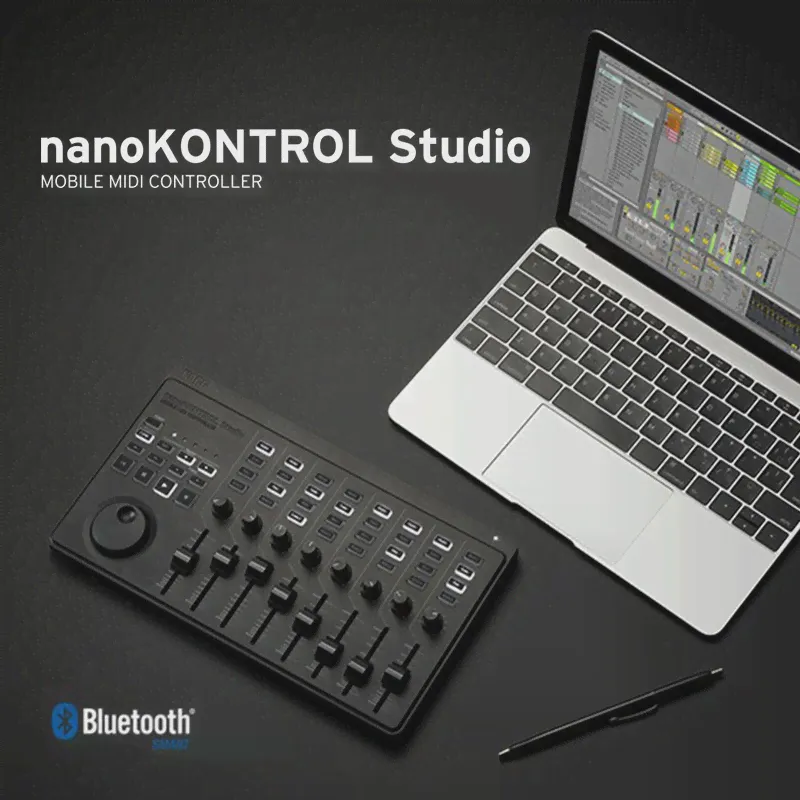 KORG nanoKONTROL Studio с батареей и bluetooth из беспроводной MIDI контролер-1