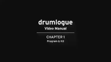 [English] drumlogue Video Manual Part 1: Program & Kit (TURN on CC)