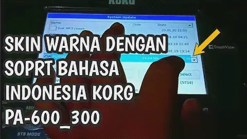 load PKG warna KORG pa bahasa Indonesia-load PKG color in KORG pa in Indonesian