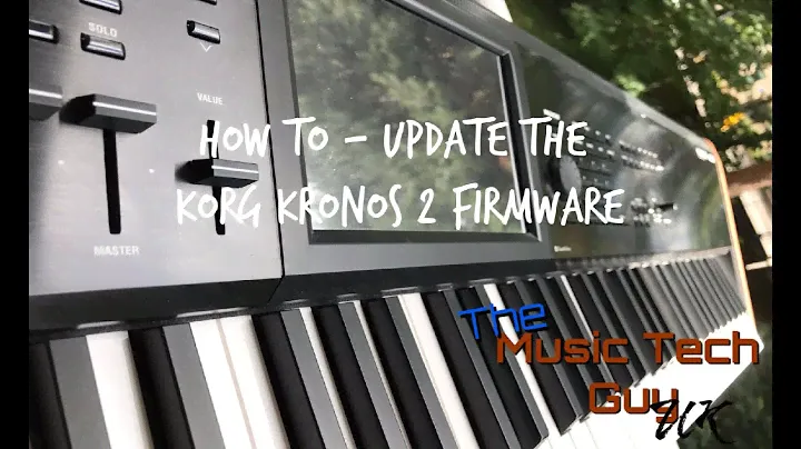 How to update the Korg Kronos 2 Firmware