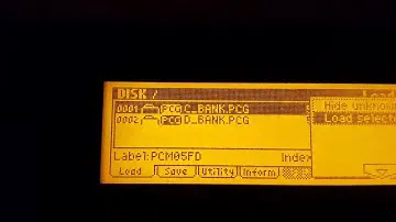 Loading data disk for EXB-PCM05