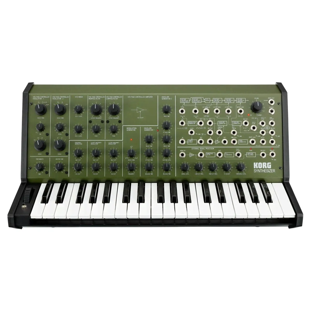 KORG MS-20 FS GREEN Аналоговый синтезатор-0