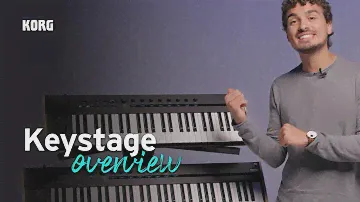 Korg Keystage overview - Poly aftertouch MIDI 2.0 keyboard controller