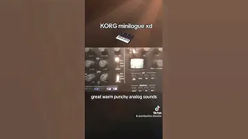 KORG Minilogue XD warm and punchy