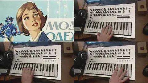 Kraftwerk, Das Model. One-minute cover for Korg Minilogue and drums