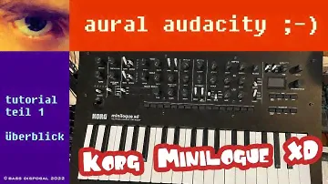 KORG Minilogue XD Tutorial (Teil 1) - Überblick