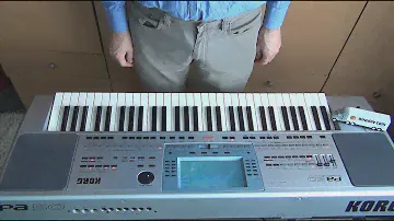 KORG PA 50 professional arranger synth performing Pop Ballad 2 music in 3D 4K UHD