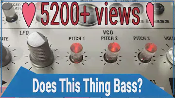 Can It Bass Or Not? - First test of Korg Volca Bass