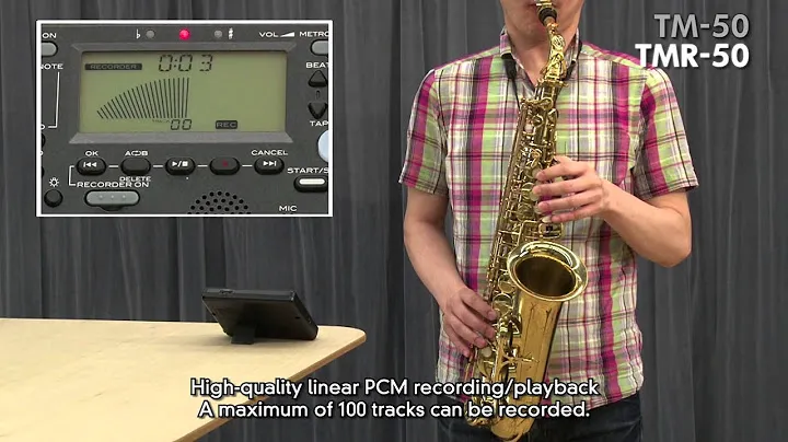 Korg TM-50 (Tuner/Metronome) and Korg TMR-50 (Tuner/Metronome/Recorder) Product Overview