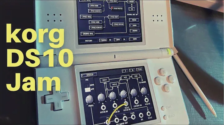 Korg DS-10 Jam - Nintendo DS Lite