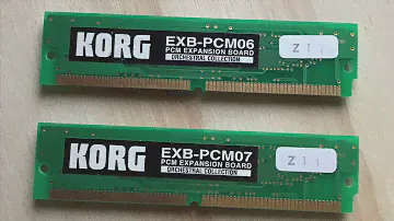 Korg EXB PCM 06:07 Orchestral Collection