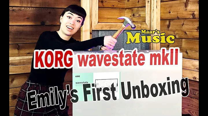 Unboxing our new KORG Wavestate mkII Synthesizer with Emily & Markus