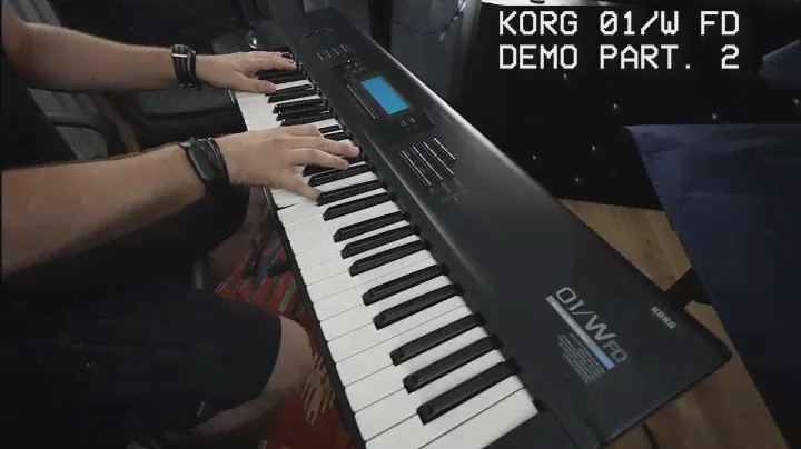 Korg 01/w FD Demo Part. 3 | No Talking |