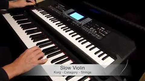 Korg microARRANGER - Tutorial / Review #8- SOUNDS - Strings/vocals