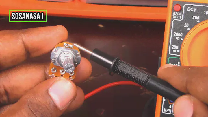 How to test this 3 wire potentiometer with digital multimeter