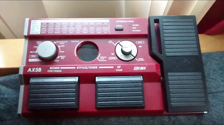 korg ax5b bass fx pedal