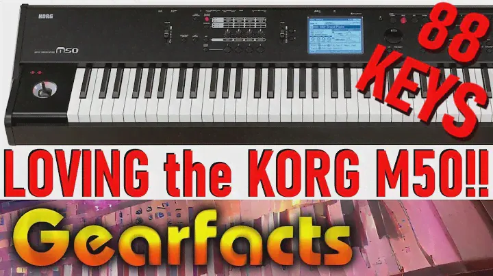 The mighty KORG M50 88 key version! Expressiveness +++++