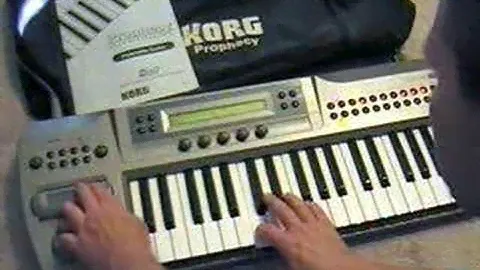 Demo of Korg Prophecy synthesizer