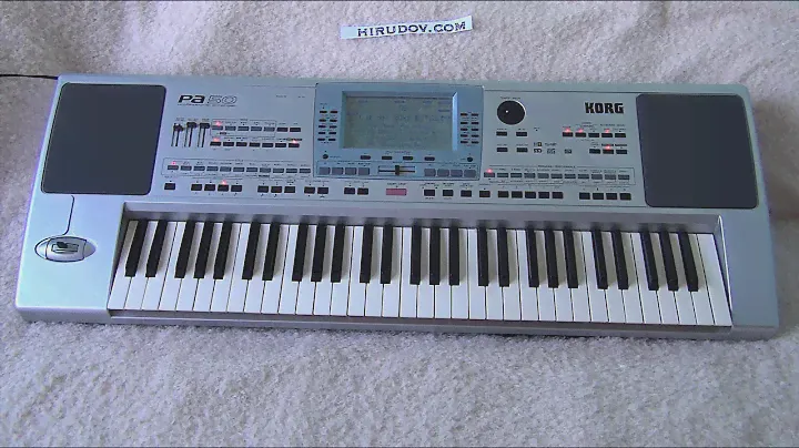 KORG PA 50 professional arranger synth performing Cinema Ballad music in 3D 4K UHD