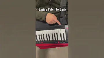 Korg RK100s 2 - Saving to Favourites