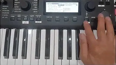 Korg Kross 2 TransposeKey