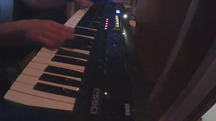 Korg PS60 & Alva MGL-1 song Midi Light 28.1.2023
