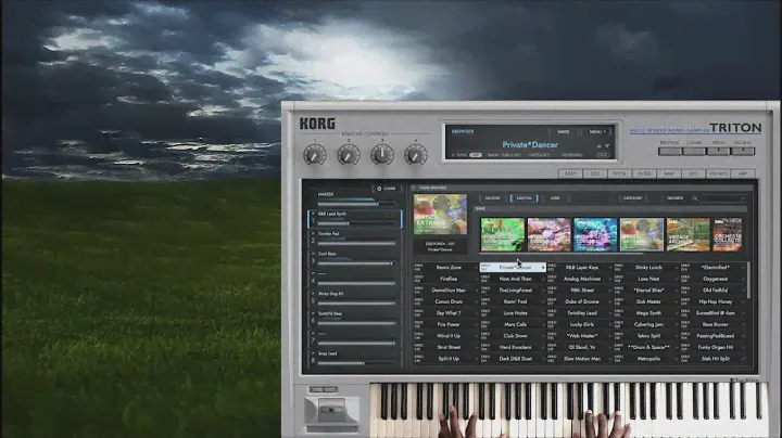 KORG TRITON  PCM 4  (Dance Extreme)