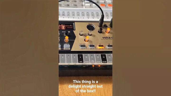 The Korg Volca Drum is alive!!