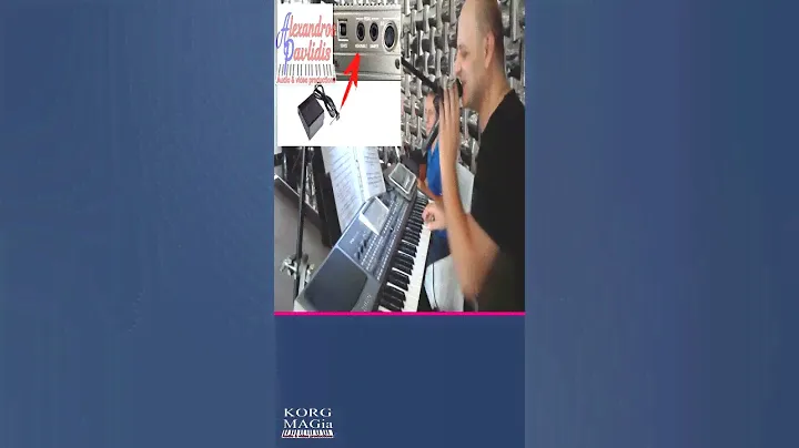 KORG~Как не отвлекаться поющему клавишнику ⭐ Using the pedal for backing voices