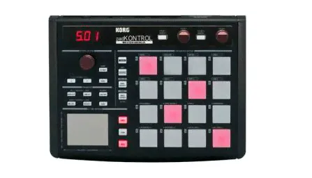 Korg Padkontrol KPC-1 BK барабанный миди-контроллер-0