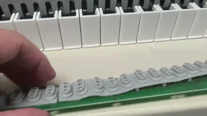 Nord Piano 3 Repair - Fixing Bad Notes - Contact Strip Replacement, Key Removal Instructions