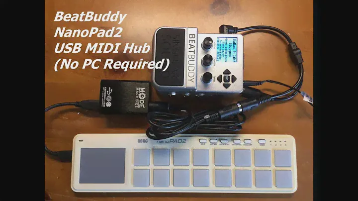 BeatBuddy as my Drum Sound Module with NanoPad2 and USB MIDI Hub (no talk)