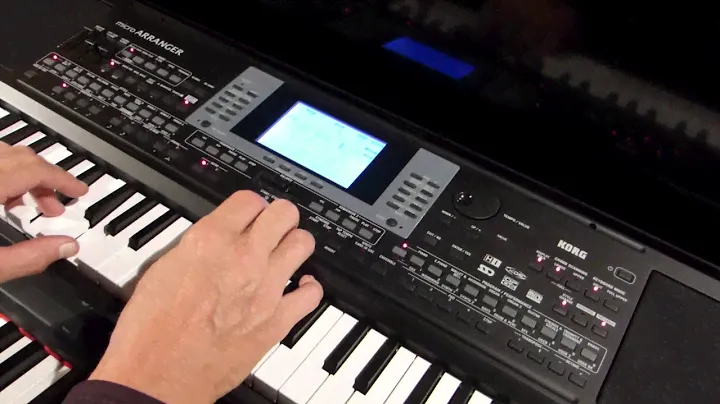 Korg microARRANGER - Tutorial / Review #2 - Front panel Control
